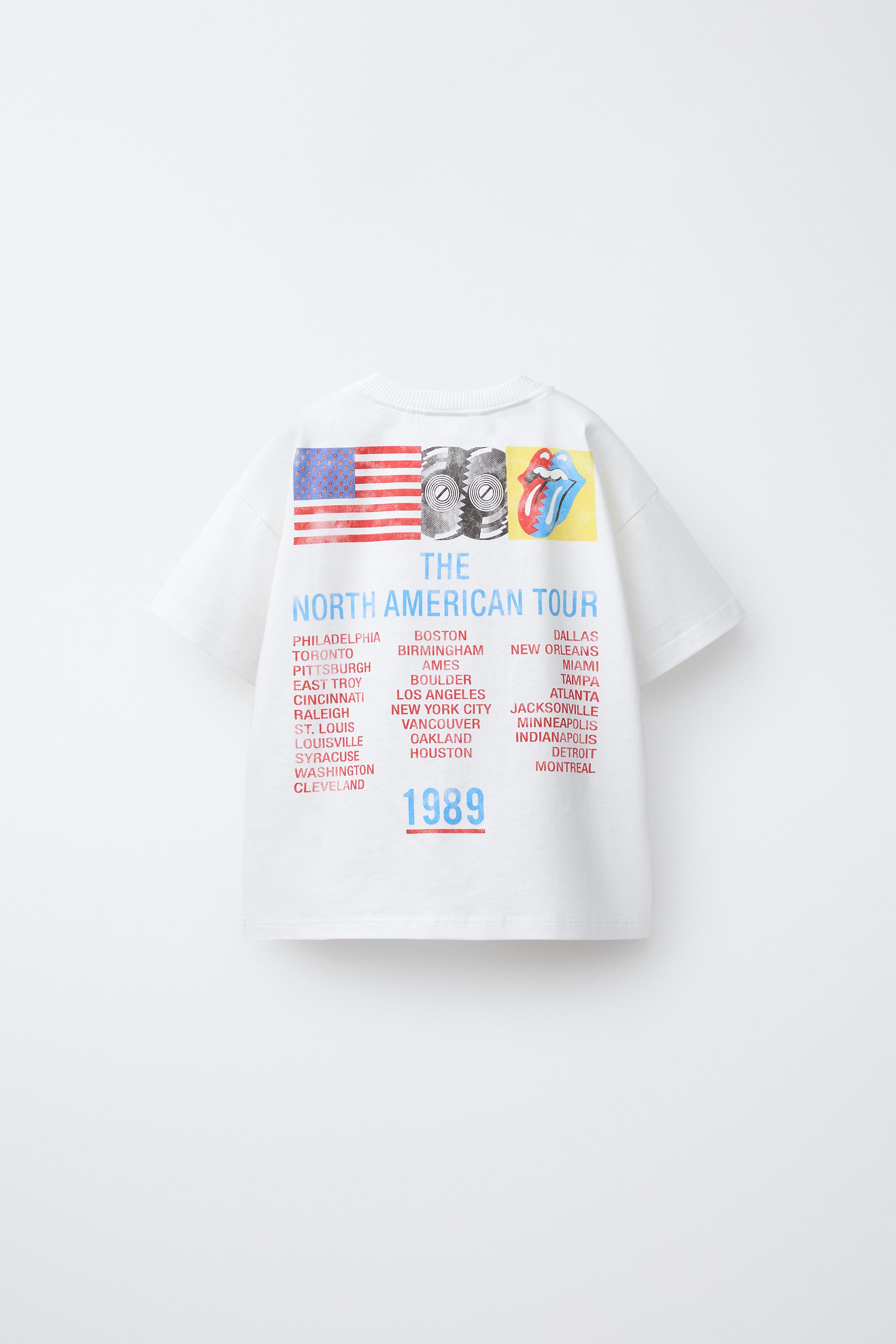 T-SHIRT IMPRIMÉ ROLLING STONES